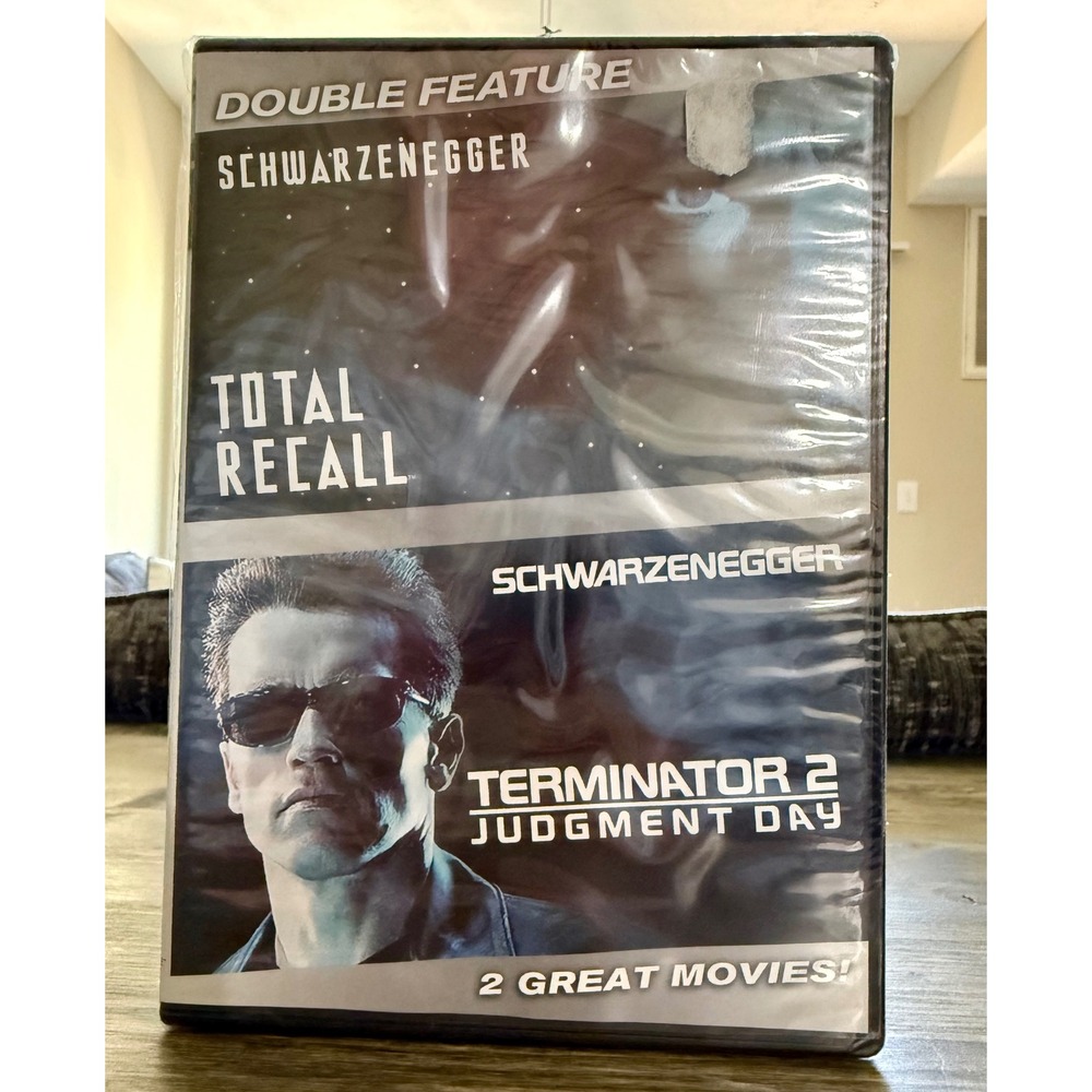 Lionsgate Total Recall Terminator 2 DVD New Double Feature Schwarzenegger